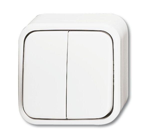 Busch-Jaeger 2601/5 AP/11W-503 rocker switch, series connection alpine white