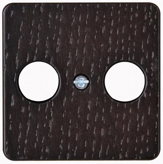 Kopp 358637008 antenna socket TV/RF HK02 wenge cover
