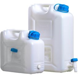 HÜnersdorff 816700 water canister PROFI 22L with tap, HD-PE natural