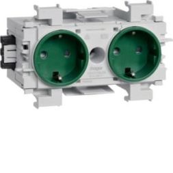 TEHALIT GS20016029 2-way socket green