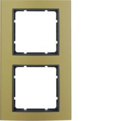 Berker 10123016 frame aluminum, gold/anthracite Berker B.3