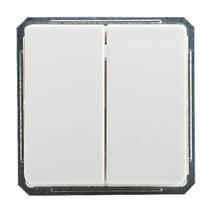 ELSO 211664 double changeover switch 16A pure white