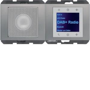 Berker 29807004 LSP DAB+ Kx stainless steel Radio Touch