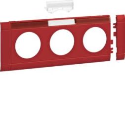 TEHALIT GB080313020 Modular panel 3-way plug labeled 80mm red