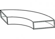 Helios 2909 flat duct bend FK-BH 150/90 150x90