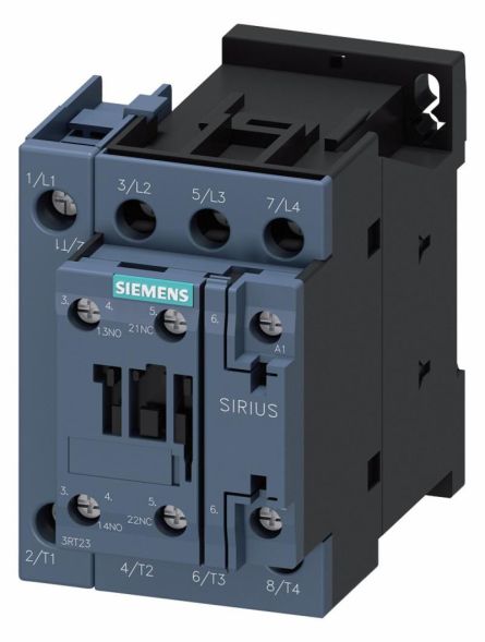 Siemens 3RT2326-1AP00-4AA0 AC-3 32A 15kW 230V 50Hz 4S Contactor