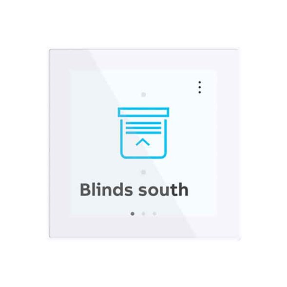 BUSCH-JAEGER 2TMA310010W0001 KNX/f@h touch panel Room Touch | Standard | white glass | 4 inches