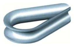 OBO Bettermann 946 10mm rope thimble, 5301106