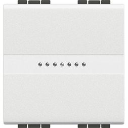 Bticino N4055M2AN button LL circuit 10A 2M white, (white)