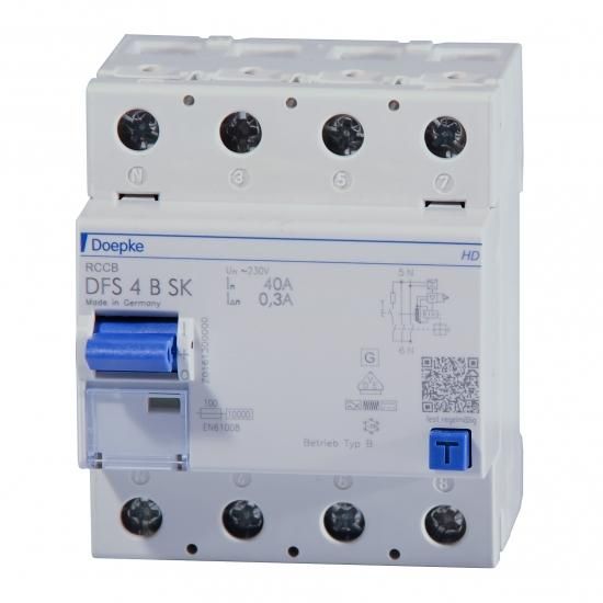 Doepke 09136998HD DFS 4 040-4/0,30-B SK HD 4-pole 40A residual current circuit breaker all-current sensitive