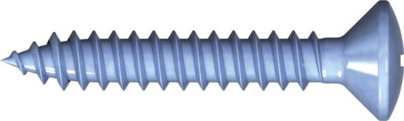 Reisser 007983S021-042038S-1 DIN 7983 self-tapping screws, Liseko, form C, PZ drive, 4.2 x 38, steel, galvanized, blue pass., pack of 100