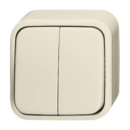 Busch-Jaeger 2601/5 APGL rocker switch, series connection white