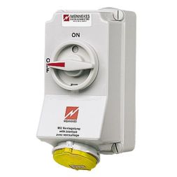 Mennekes 5743A DUO 32A 3-pole 4h 110V IP44 wall socket