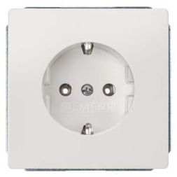 Siemens 5UB1853 SCHUKO socket titanium white