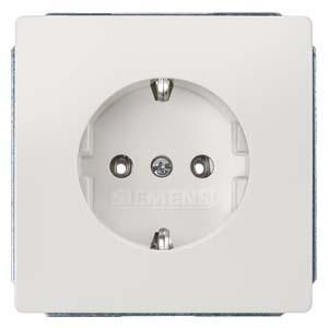 Siemens 5UB1853 SCHUKO socket titanium white