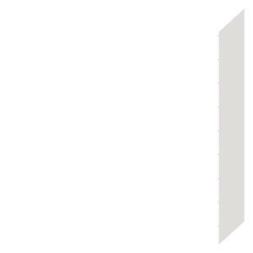 Siemens 8MF1880-2UW63-1C side panel SIVACON flat IP40 1800x800m RAL7035