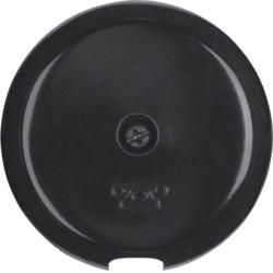 Berker 103701 central piece for cable outlet Er and VDo connection box black, glossy 1930/Gl