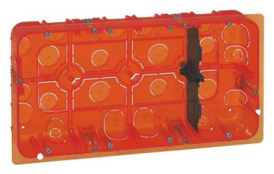 Legrand 080128 UP-box BATIBOX UP/HW special 2x10 mod., (orange)