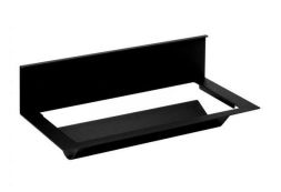 Kesseböhmer MOSAIQ-PR.20 Paper roll holder LineroMosaiQ, jet black, black