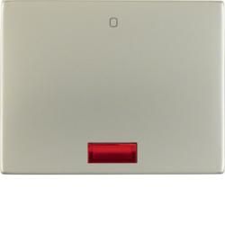 Berker 14177104 rocker switch with red lens and imprint &amp;#039;0&amp;#039; stainless steel Berker K.5