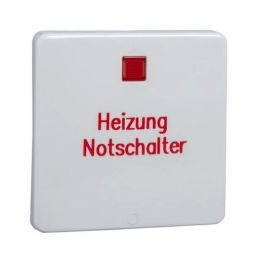 ELSO 213224 rocker 2-pole printed heating pure white