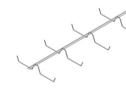 Niedax DT50.200DV W-shape galvanized ceiling support