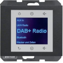 Berker 30847006 UP DAB+ BT Kx ant matt Radio Touch