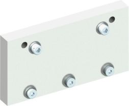 ABB Striebel &amp;amp; John ZX128 Insulating plate for busbar NH1, 2CPX039128R9999