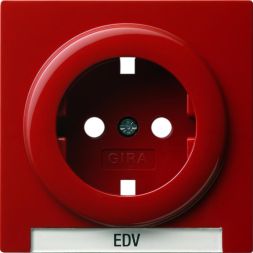 Gira 144743 cover SCHUKO BSF S-Color red