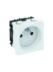 OBO Bettermann with earthing pin 1-way pure white socket, 6120152