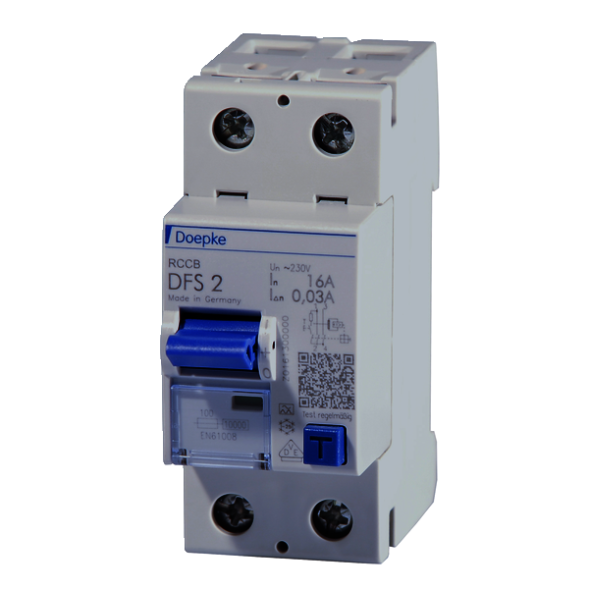 Doepke 09126601 DFS2 025-2/0.30-A 2-pole 25/0.3A residual current circuit breaker