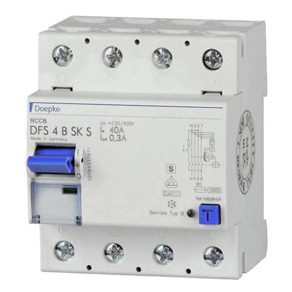 Doepke 09136999 DFS4 040-4/0.30-B SK S 40/0.3A 4-pole residual current circuit breaker all-current sensitive