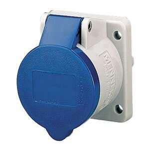 Mennekes 1619 16A3P 6H230V TwinCONTACT panel mount socket