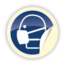 Cimco 182822 Wear face mask D: 200mm Mandatory sign