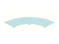 OBO Bettermann WDBRL 90 50 DD wide span system cover bend, 6231551