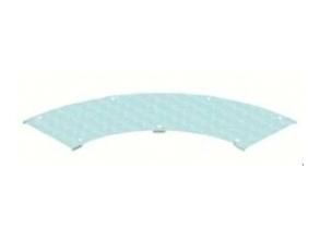 OBO Bettermann WDBRL 90 50 DD wide span system cover bend, 6231551