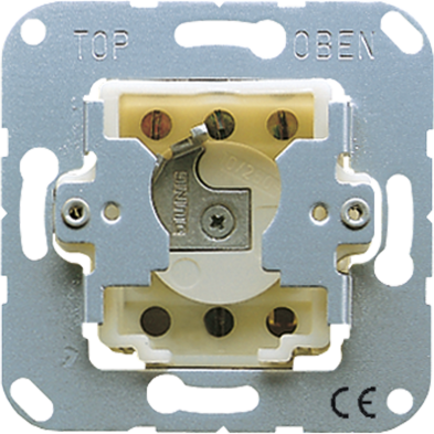 Jung 134.18 key switch with dismantling protection, blind reversing switch, 1-pole (1 drive), 10 A 250 V ~