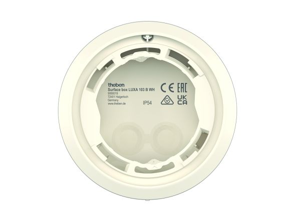 THEBEN Surface box LUXA 103 B WH surface-mounted mounting frame | white