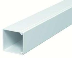 OBO Bettermann WDK 25025 25x25 pure white wall and ceiling duct, 6191053