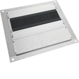 Hager M-BBB6060 4-part brushes 600x600 galvanized base plate