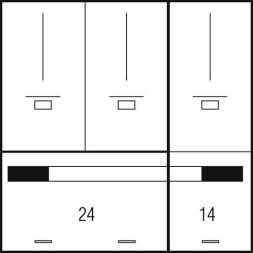 ABN WMP4155 E800D1-H5/AK21 with test terminal counter exchange plate (WMP41-55)