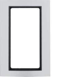 Berker 13093004 frame with large cutout aluminum/anthracite Berker B.3