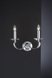 Brumberg 50802020 wall light, chrome E14, 2x40W max.