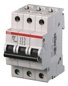 ABB Stotz-Kontakt S203P-Z3, circuit breaker Z-Char., 25 kA, 3 A, 3P, 2CDS283001R0318