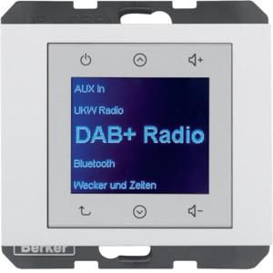 Berker 30847009 UP DAB+ BT Kx pws glossy Radio Touch