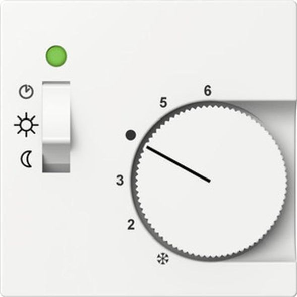 ELSO ELG367414 Central plate for temperature controller pure white