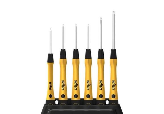 Wiha 43708 277PK601 PicoFinish® ESD TORX 6pcs with holder