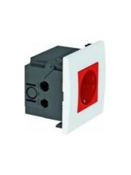 OBO Bettermann SDE-RW D0RT1 module 45 1-way 84x84x59mm socket unit, 6119403