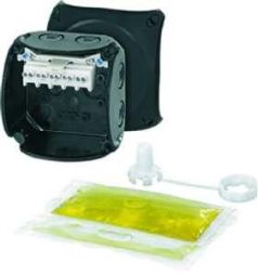 Hensel WP 0202 B 1,5-2,5qmm black cable junction box