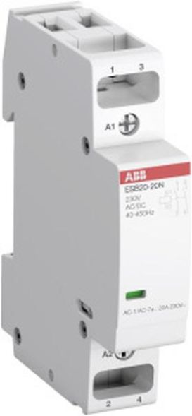 ABB Stotz-Kontakt ESB20-20N-06, installation contactor 20 A, 2NO/0NC, 230 V AC/DC, 1SBE121111R0620